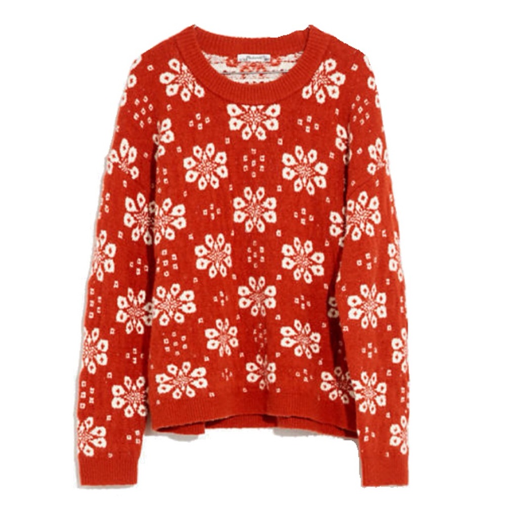(Free w/ Purchase) Madewell Althen floral knit Sweater